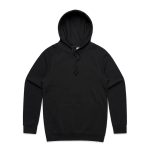 Mens AS Colour Hoodie Pullover Custom Photo Image Design Black Front